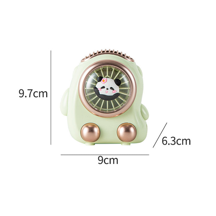 Women Portable Mini Hand Fan with Cute Panda Design Kalsten