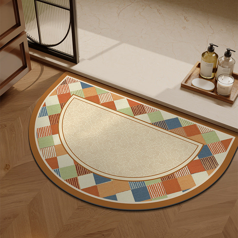 Plush Patterned Entrance Mat