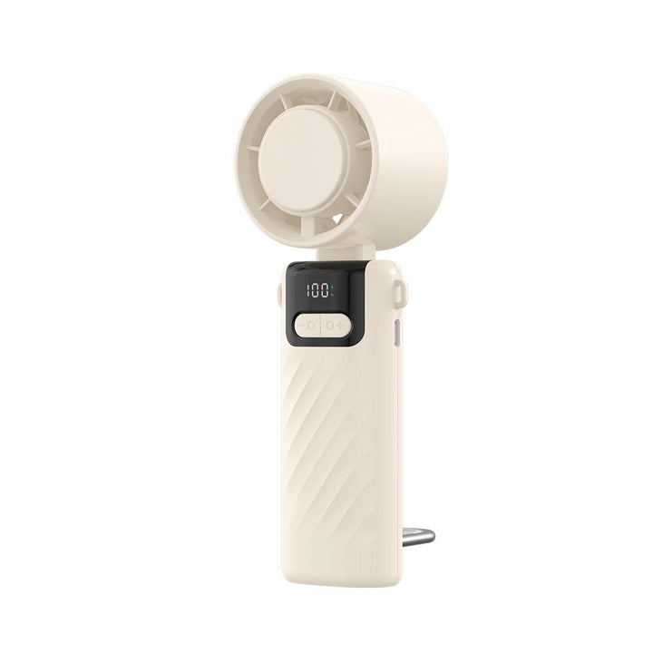 Unisex Digital Display Rechargeable Handheld Cooling Fan Kalsten