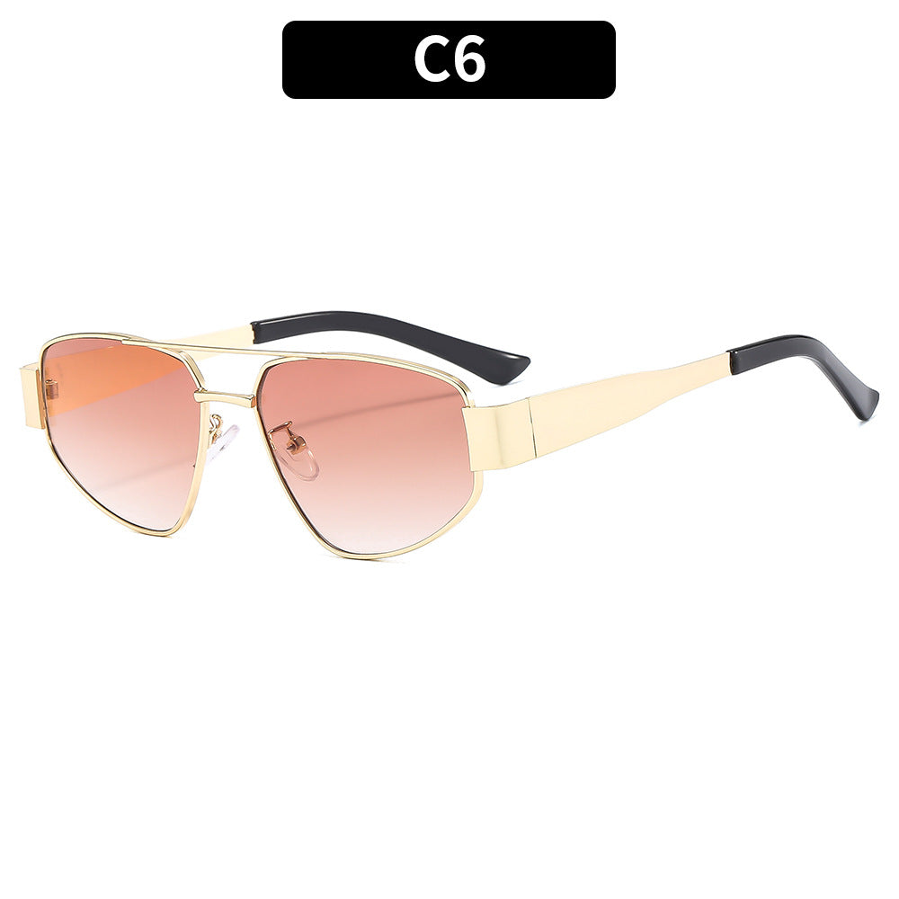 Modern Angular Shield Sunglasses