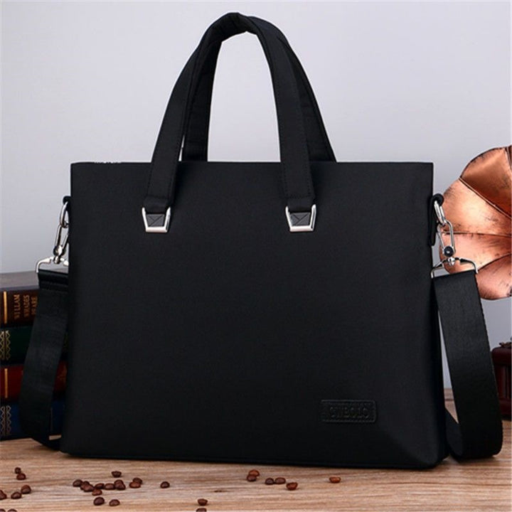 Stylish Laptop Briefcase With Water-Repellent Material And Adjustable Shoulder Strap Kalsten