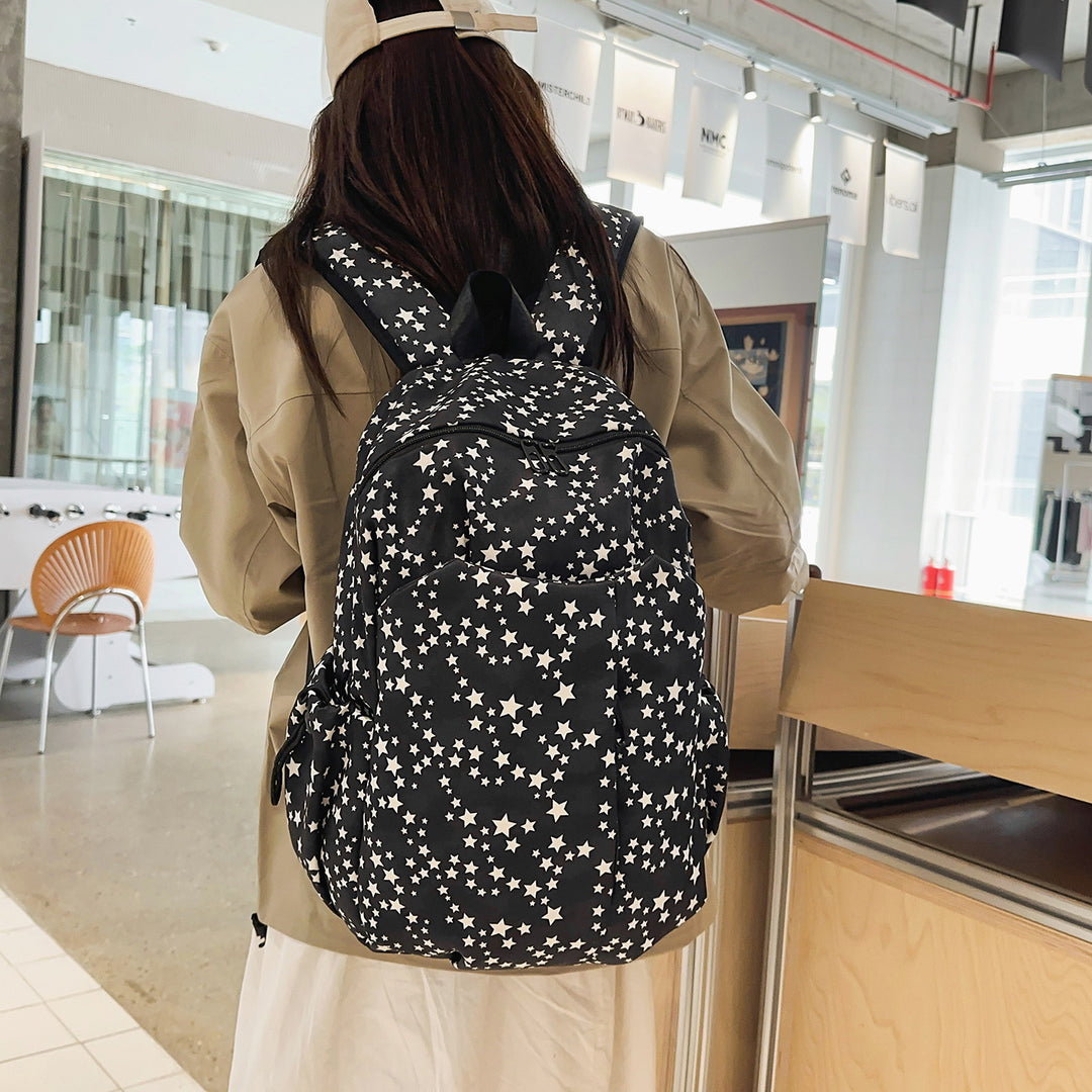 Casual Star-Patterned Backpack Kalsten 1791206130