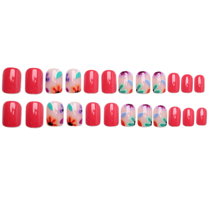 Artistic Nail Tips in Floral Design Kalsten