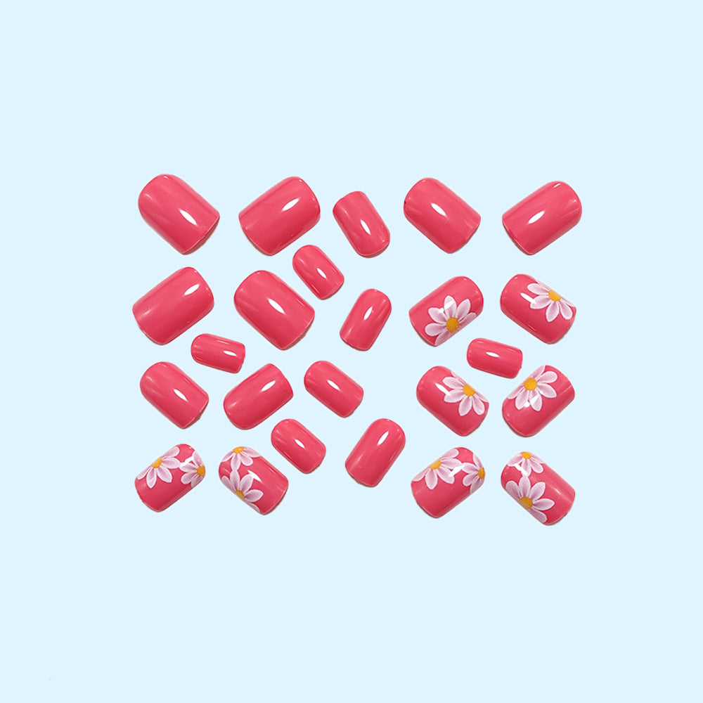 Artificial nails with stylish flower design Kalsten