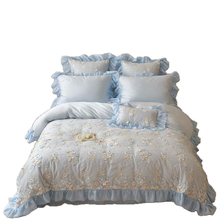 Luxurious satin bed set