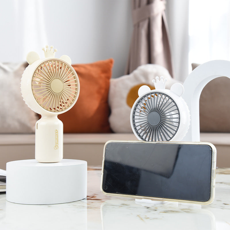 Portable Deer-Themed Handheld Cooling Fan Kalsten
