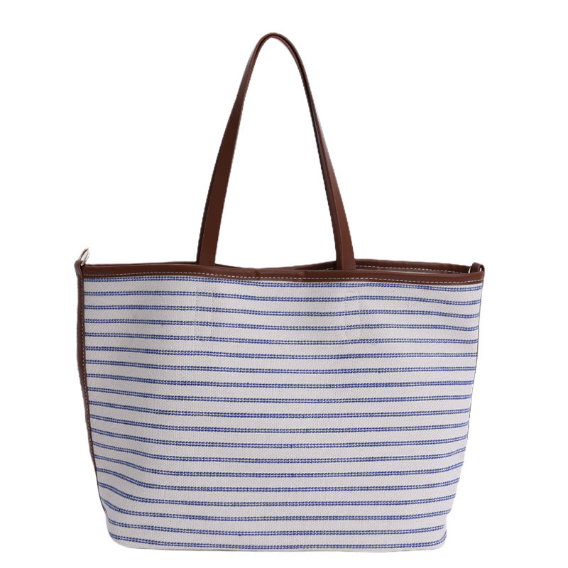 Reusable Striped Beach Tote Kalsten