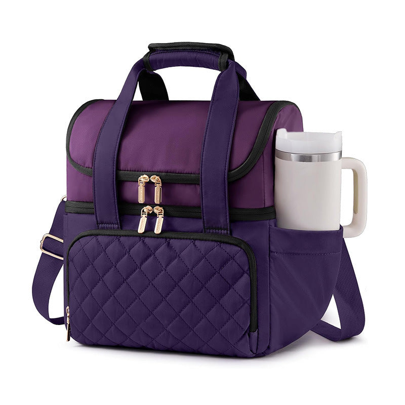 Elegant cooler bag with practical drink holder Kalsten