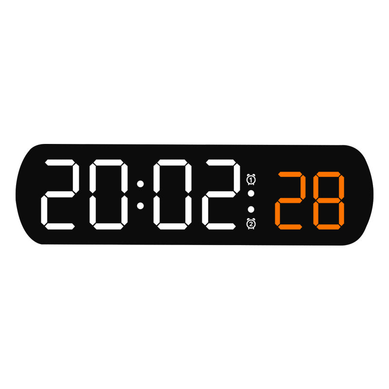 Digital radio alarm clock with multicolored LED display Kalsten