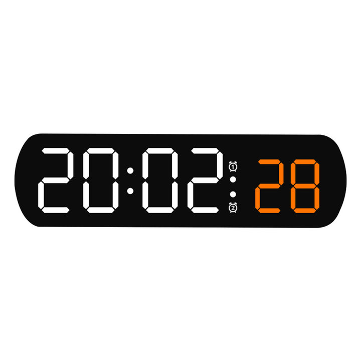 Digital radio alarm clock with multicolored LED display Kalsten