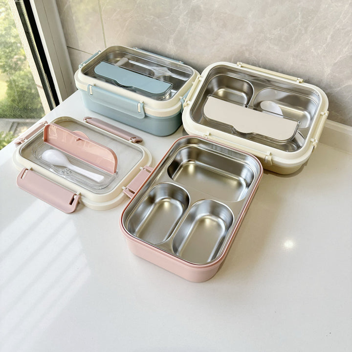 Multi-Section Stainless Steel Food Storage Lunch Container