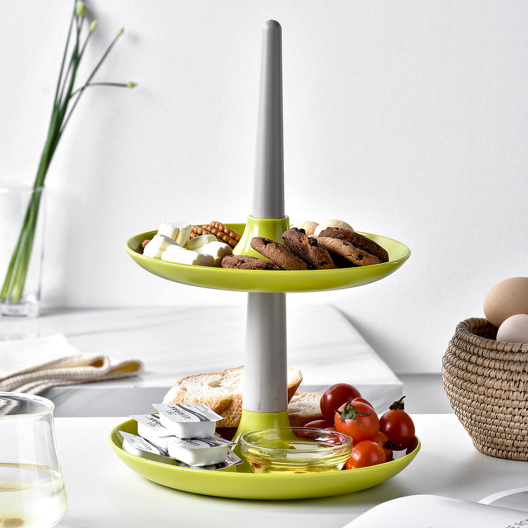 High-Quality Two-Tier Serving Stand Made of Porcelain Kalsten