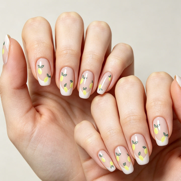 Artistic Lemon Design Press-On Nails Kalsten