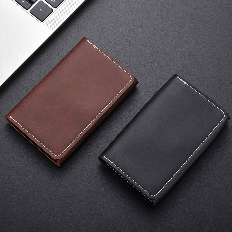 Premium Leather Minimalist Passport Holder Kalsten