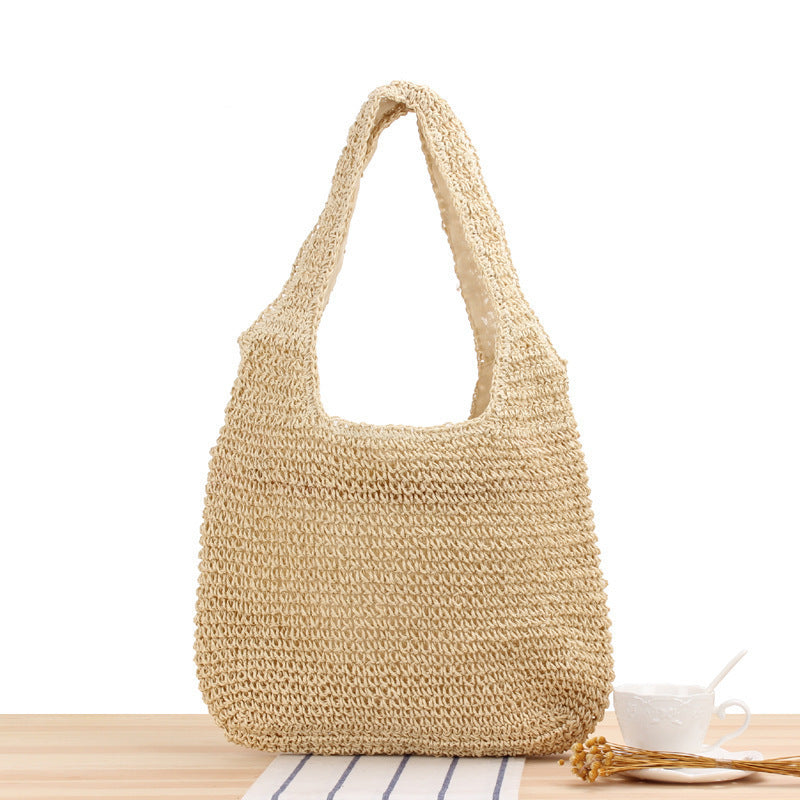 Hand-knotted tote bag made of natural material Kalsten