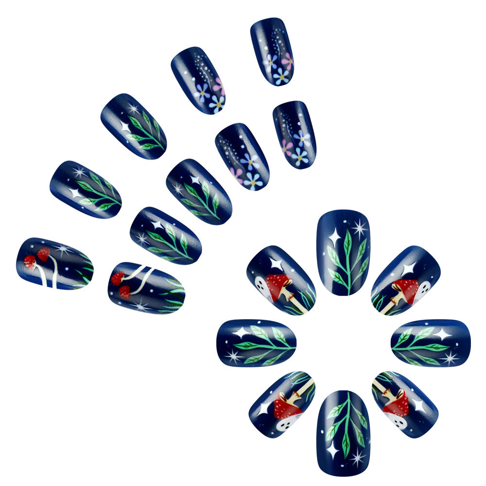 Artistic Nature-Themed Nail Art Kalsten
