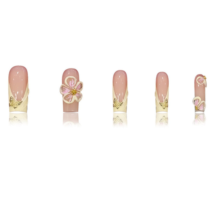 Artistic 3D Floral Nail Art Design Kalsten