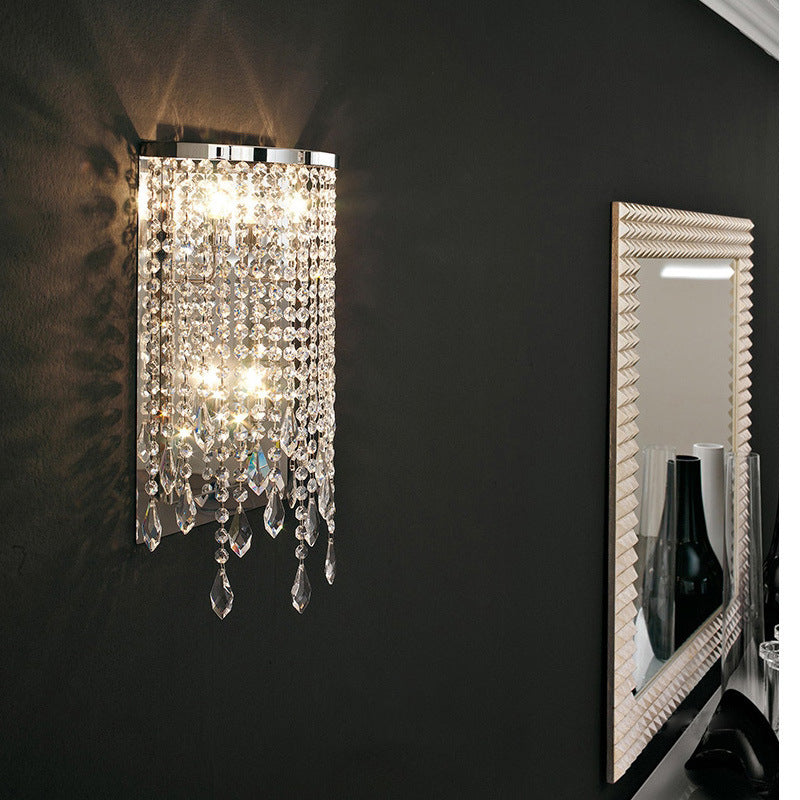 Crystal Cascading Wall Sconce