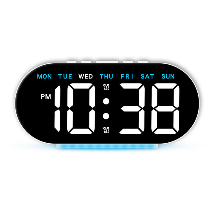 Digital alarm clock with large LED display and multifunctional display Kalsten