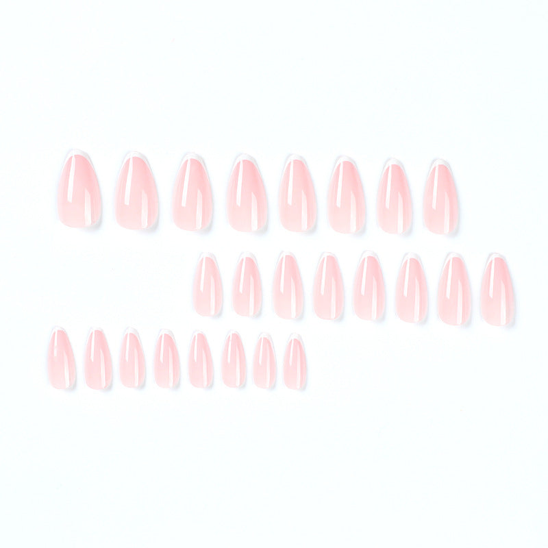 Artistic Stiletto Nails with Elegant French Tip Design Kalsten