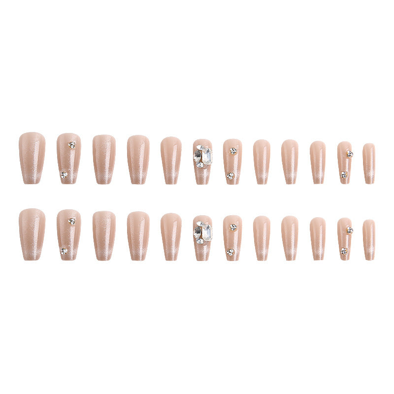 Luxurious Rhinestone-Embellished Press-On Nails