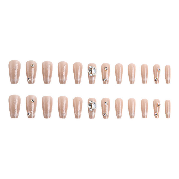 Luxurious Rhinestone-Embellished Press-On Nails