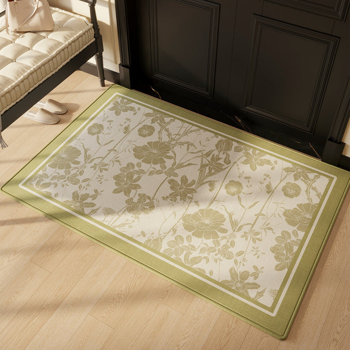 Botanical Design Area Rug