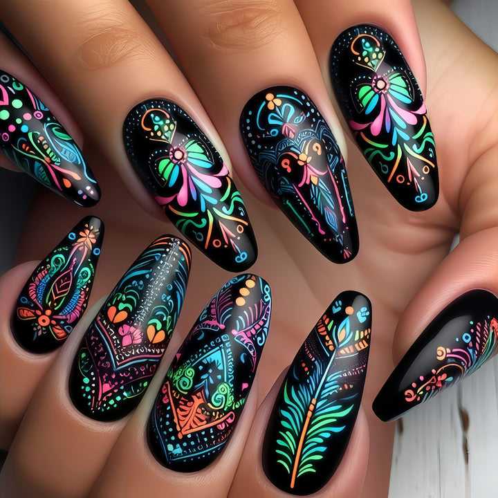 Artful Nail Extensions with Elegant Tips Kalsten
