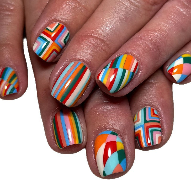 Artistic Multi-Pattern Nail Art Set Kalsten