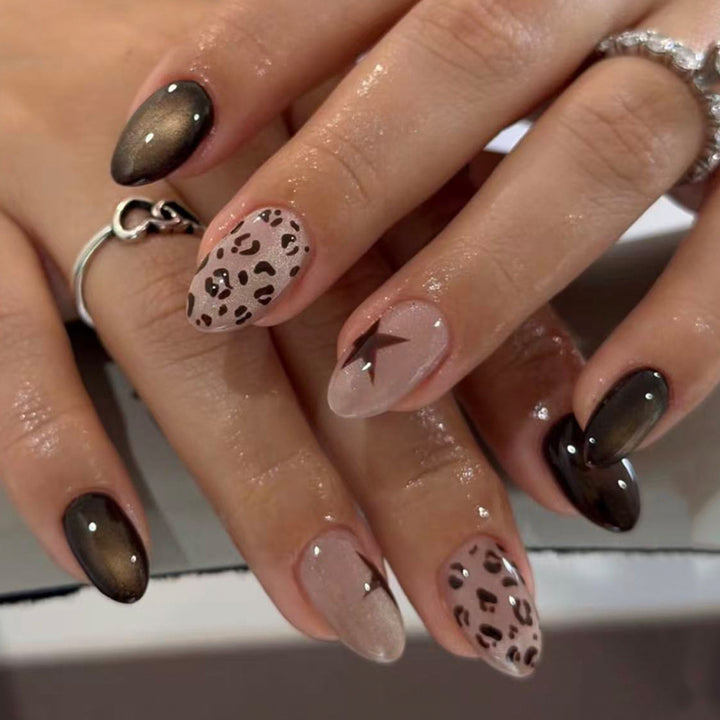 Artistic Leopard Print Nail Wraps Kalsten