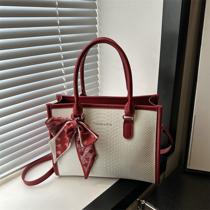 Elegant Handcrafted Quilted Tote Bag