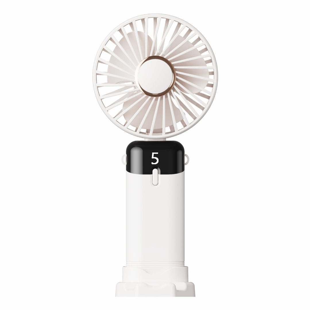 Unisex nan rechargeable portable handheld and desk fan with LED battery indicator Kalsten