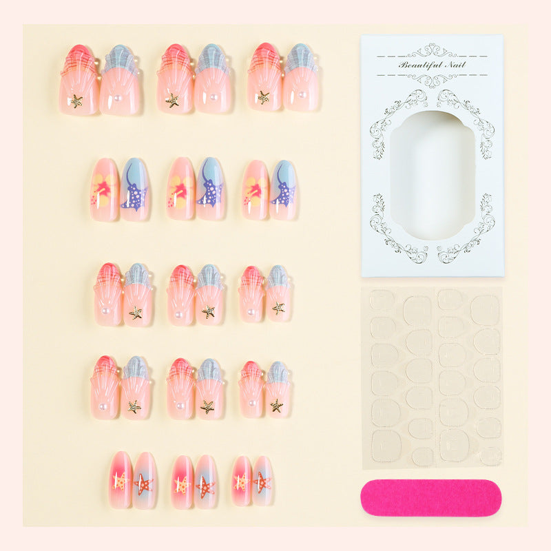 Creative Shell Design Press-On Nail Set kalsten