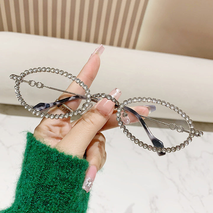 Ladies Designer Eyewear Frame with Extravagant Pearl Frame Kalsten