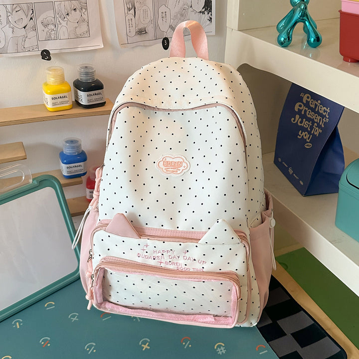 Cute Polka Dot Design Backpack Kalsten