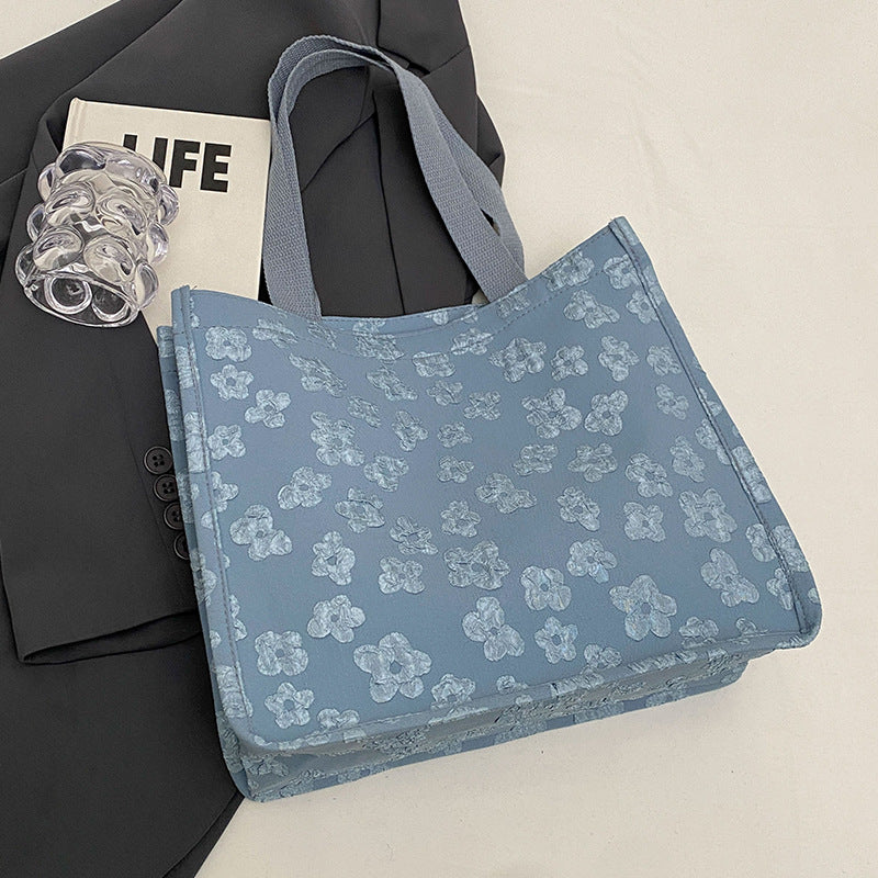 Floral Print Mini Tote Bag
