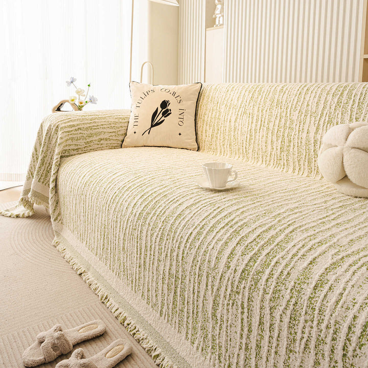 Textured Decorative Sofa Throw Blanket