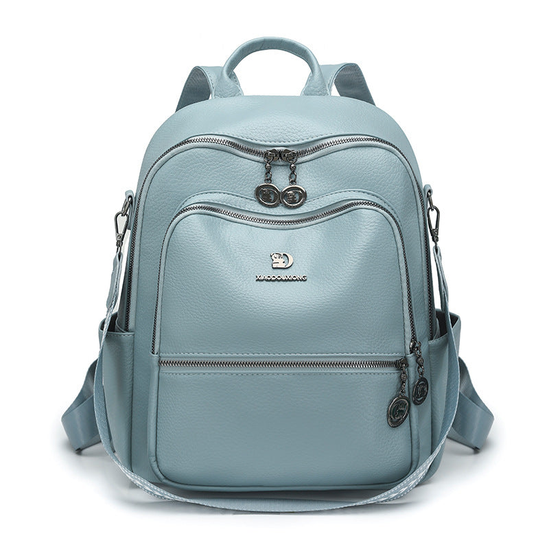 Multi-Functional Leather Backpack Kalsten