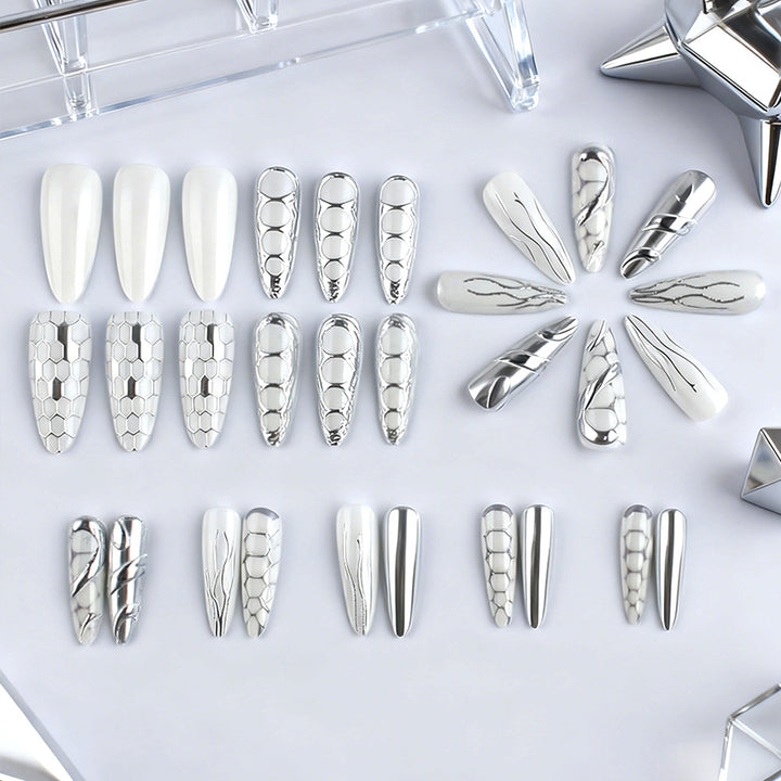 Artistic Textured Nail Tips Kalsten
