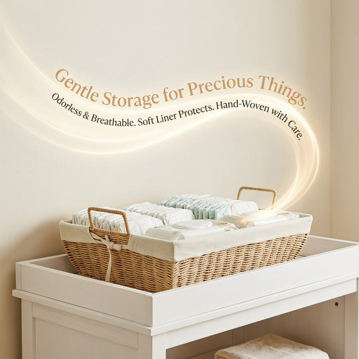 Practical storage basket with fabric lining Kalsten