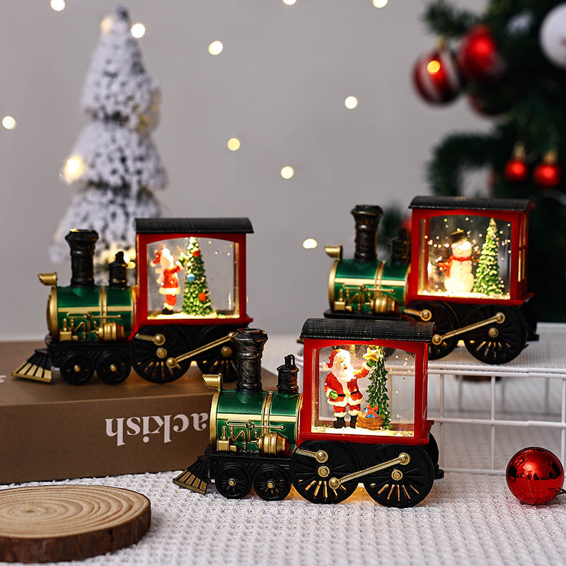 Illuminated Christmas train decoration Kalsten