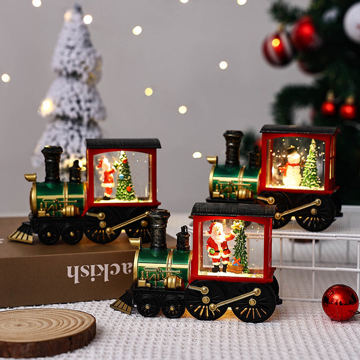 Illuminated Christmas train decoration Kalsten