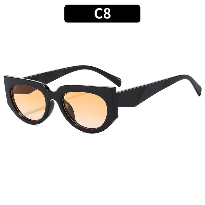 Sculptural Cat-Eye Sunglasses