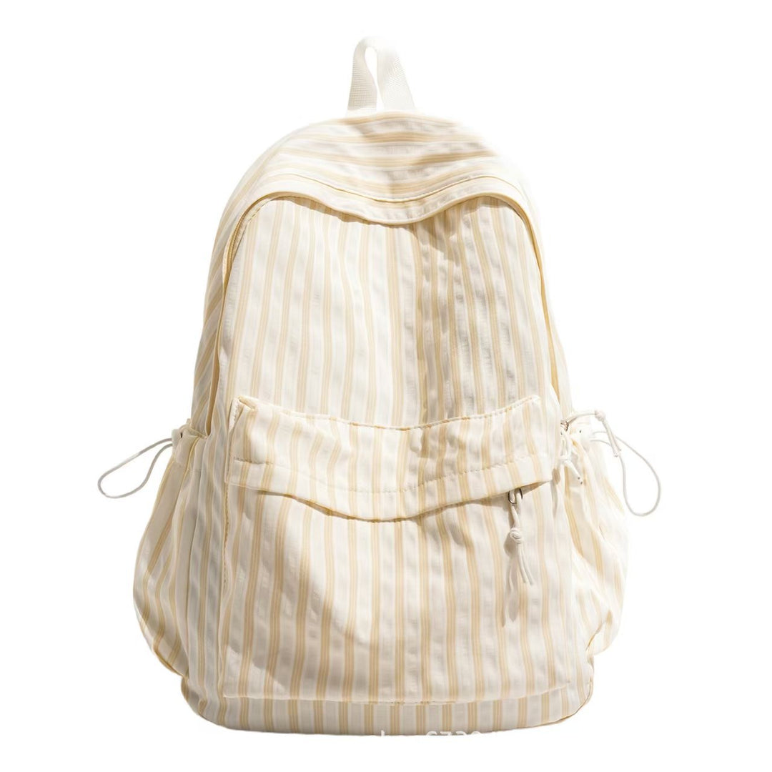 Backpack with Striped Design and Practical Side Pockets Kalsten