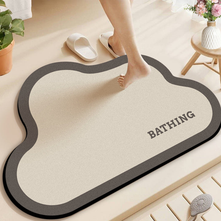 Absorbent Bathroom Floor Mat Kalsten