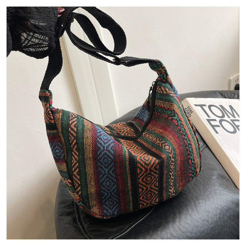 WoBohemian Ethnic Pattern Hobo Bag Kalsten