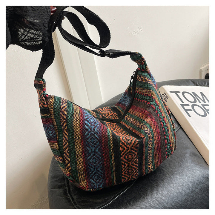 WoBohemian Ethnic Pattern Hobo Bag Kalsten