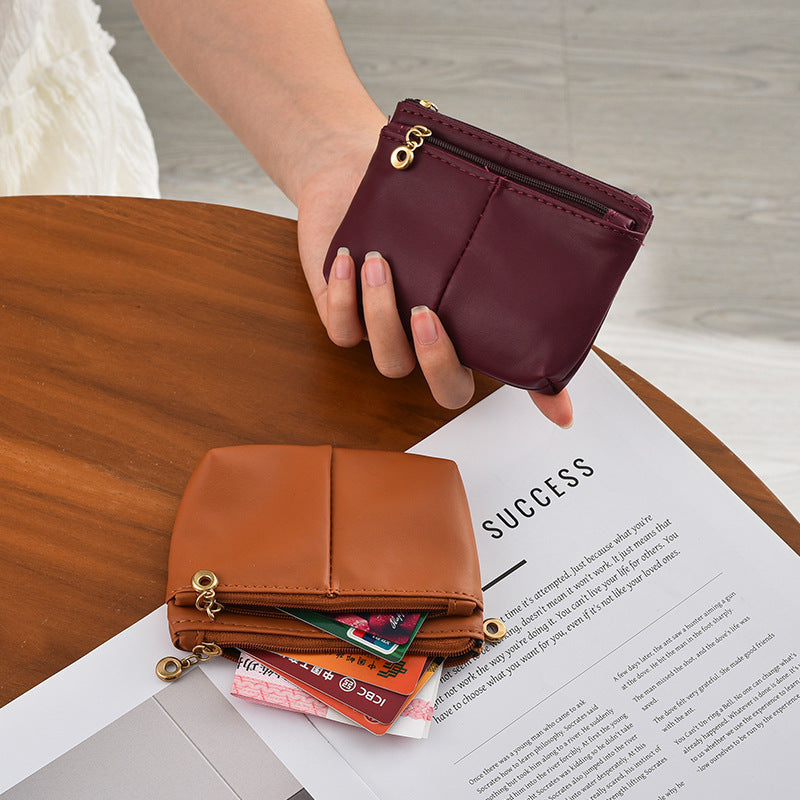 Compact Zippered Storage Coin Pouch Kalsten