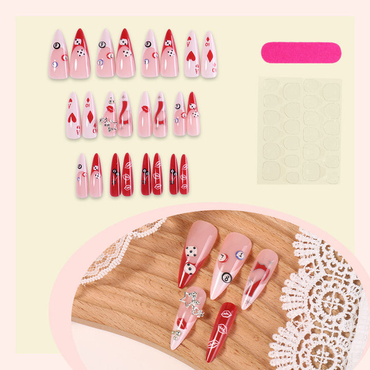 Whimsical Holiday Themed Press-On Nail Set Kalsten