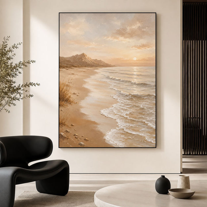 Abstract Seascape Canvas Artwork